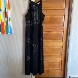 Black maxi dress 22W